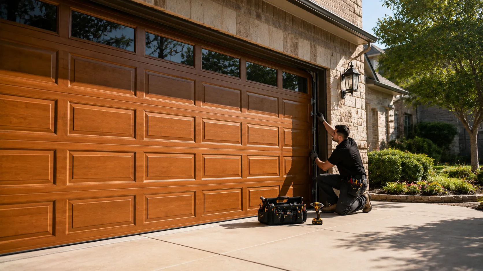 Garage door service in Arvada