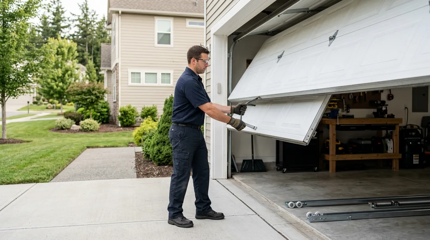 Repaired & tested - Arvada garage door service