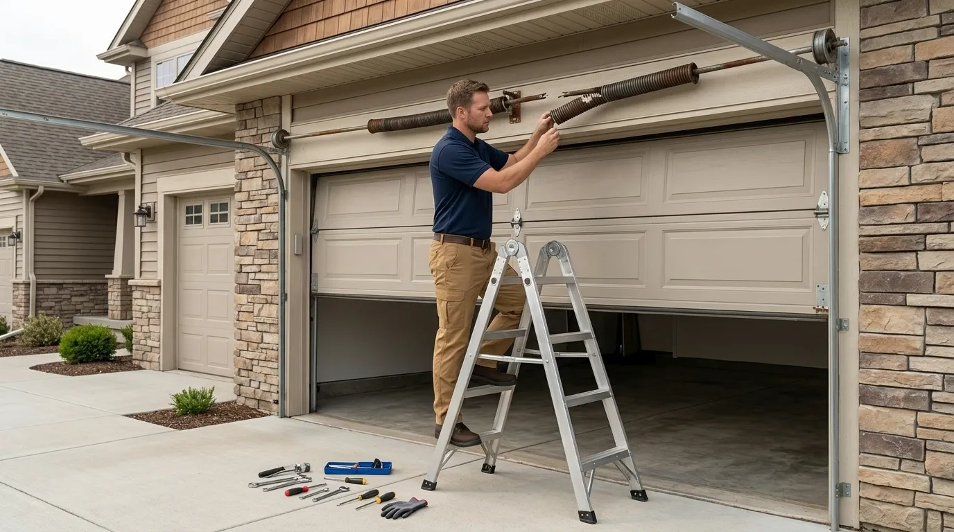 Repaired & tested - Arvada garage door service