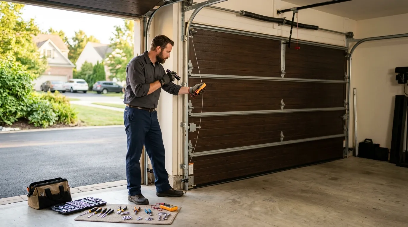 Repaired & tested - Arvada garage door service