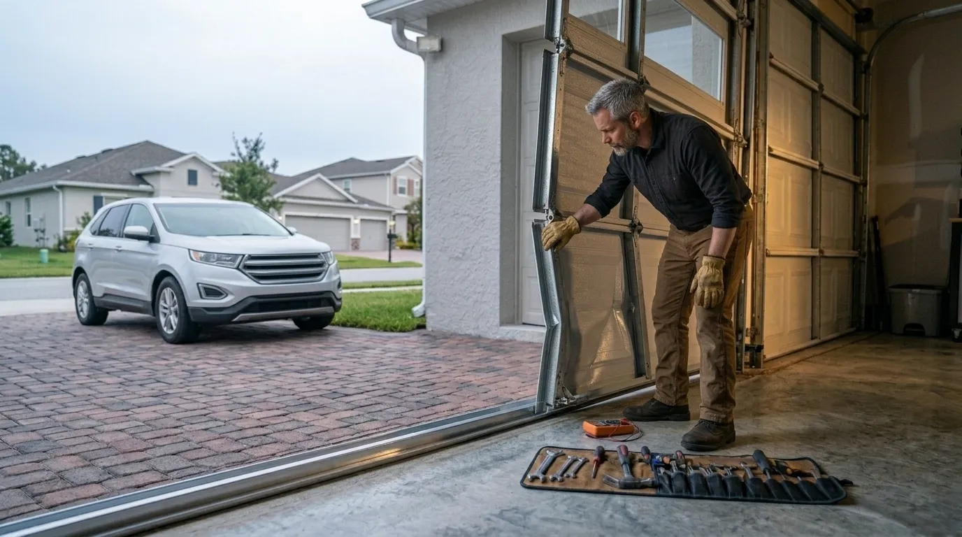 Repaired & tested - Arvada garage door service